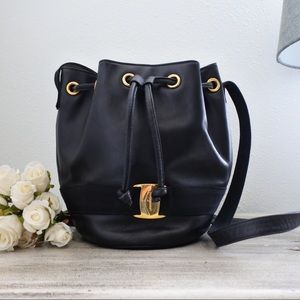 Ferragamo Shoulder Bucket Bag